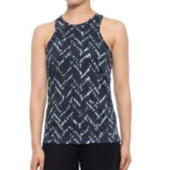 The North Face On The Go Tank Navy Flashdry Large - Picture 1 of 8